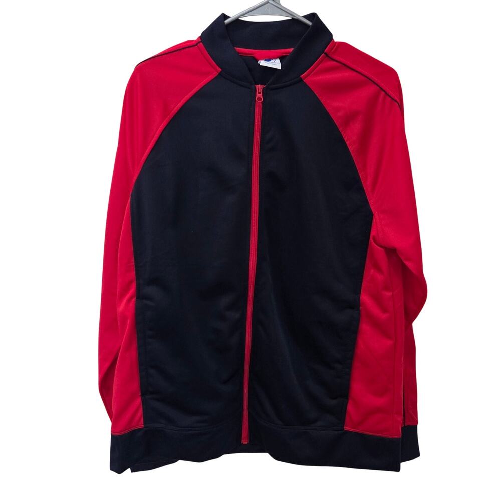 Men's/ Women's Starter Warm Up Jacket/Sweatshirt Full Zip , Size Med